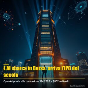 IPO OpenAI 2026 – valutazione da un trilione di dollari e impatto sull'AI aziendale per le PMI italiane