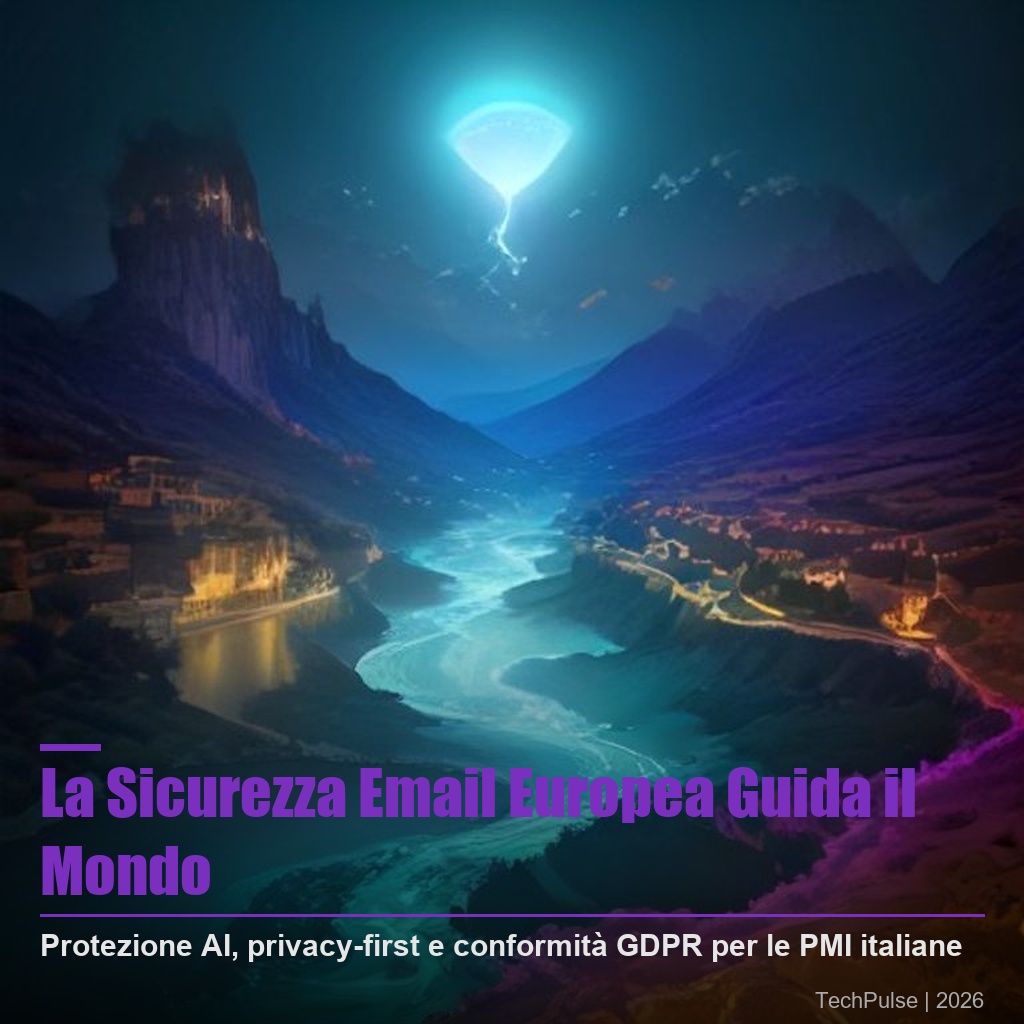 Protezione email aziendale PMI Toscana GDPR con LibraCyber: schermata di sicurezza email AI-powered conforme GDPR e NIS2