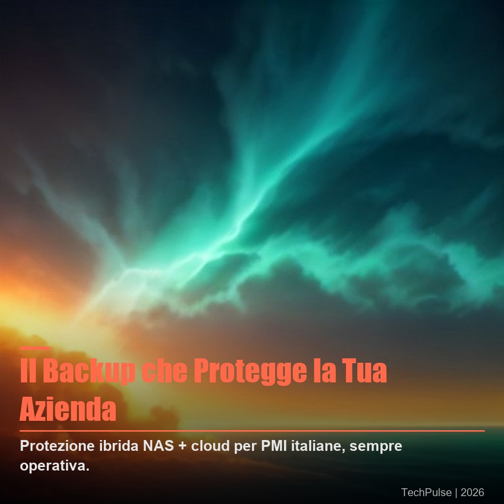 Backup aziendale cloud PMI Arezzo con NAS QNAP e replica ibrida per la protezione dei dati