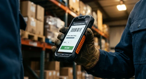 Terminale mobile Zebra per raccolta dati e logistica in azienda